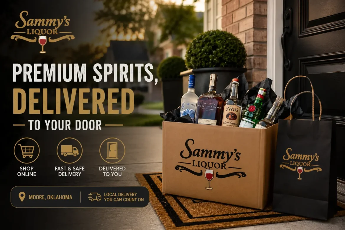 Liquor delivery service from Sammy's Liquor in Moore, Oklahoma