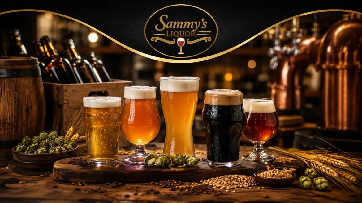 Craft beer selection guide featuring different craft beer styles in Moore OK